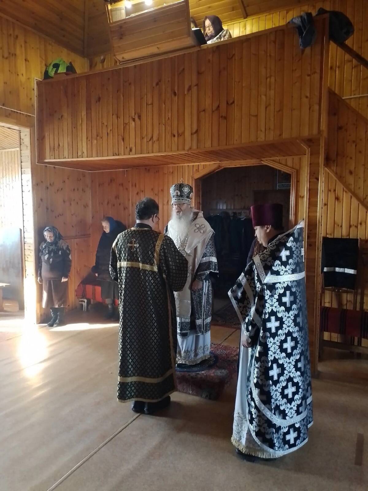 Литургиея Преждеосвященных Даров в храме Покрова Пресвятой Богородицы х. Ветютнев