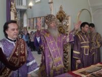 Божественная литургия в храме Святаго Духа Утешителя в г. Жирновске