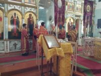 Божественная литургия в храме Воскресения Христова в г. Серафимовиче
