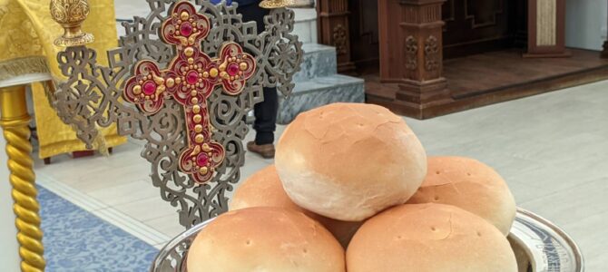 В канун дня памяти Прав. Иоанна Кронштадтского, в Покровском кафедральном соборе было совершено праздничное Всенощное бдение.