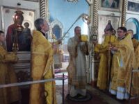 Божественная литургия в храме Рождества Пресвятой Богородицы г. Фролово