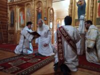 Епископ Елисей совершил Чин Великого освящения храма вмч. Георгия Победоносца в х. Двойновском