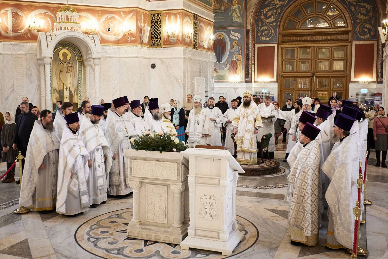 Соборное служение архипастырей митрополии