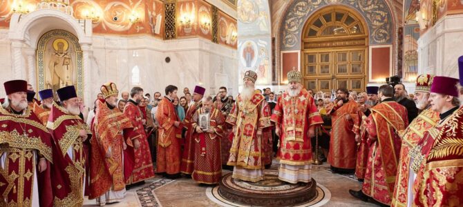Торжество в честь перенесения мощей священномученика Николая Попова, пресвитера Верхнегнутовского