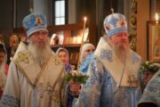 Соборное архиерейское богослужение в Знаменском кафедральном соборе г. Борисоглебска