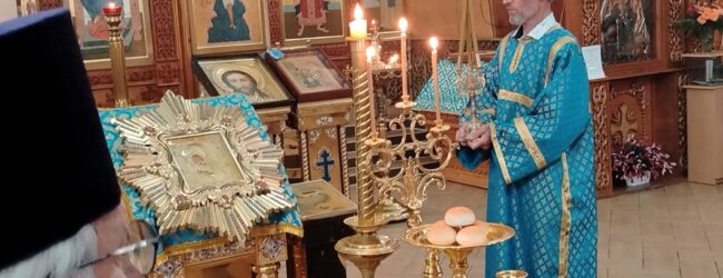 В канун празднования иконы Божией Матери именуемой Почаевская.